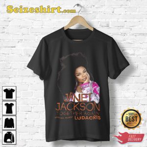 Janet Jackson 2023 Together Again Tour Ludacris Gift For Fan T-Shirt