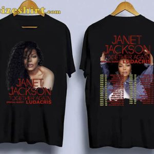 Janet Jackson Ludacris 2023 Tour Date Music Concert Unisex T Shirt