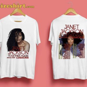 Janet Jackson Ludacris 2023 Tour Date Music Concert Unisex T Shirt