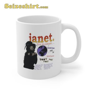 Janet Jackson Live In Concert Tony Toni Tone Coffee Mug