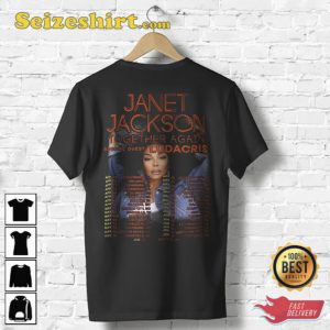 Janet Jackson Together Again Tour 2023 T-Shirt Fan Gifts