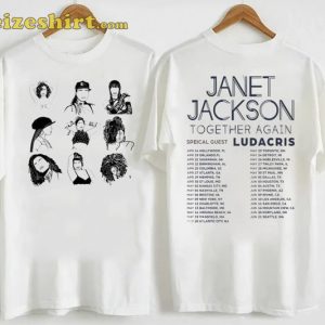 Janet Jackson Tour 2023 Sketch Style Graphic Design Unisex T-Shirt
