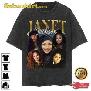 Janet Jackson Vintage Washed T-Shirt Gift For Fan