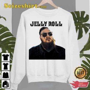 Jelly Roll And Sunglasses Unisex Sweatshirt Gift For Fan