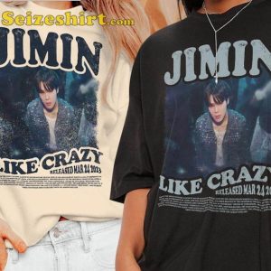 Jimin Kpop Like Crazy Album Music BTS Kpop Music Concert T-Shirt