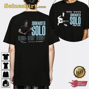Retro Vintage John Mayer Solo Sob Rock Tour 2023 T-shirt