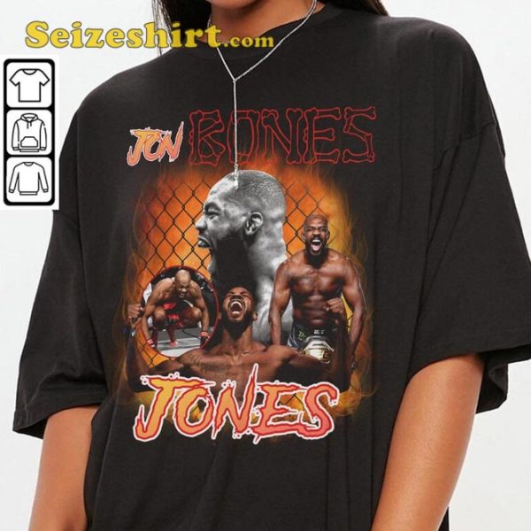 Jon Bones Jones Ultimate Fighting Championship Champion Sport Fan Gift T-shirt