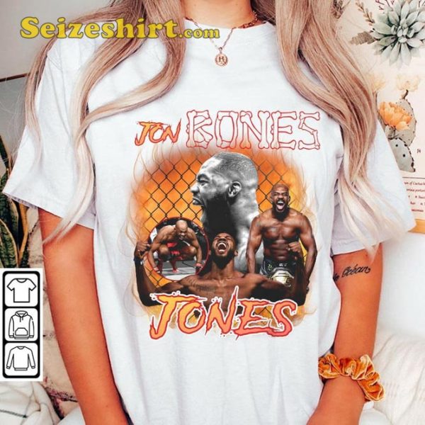 Jon Bones Jones Ultimate Fighting Championship Champion Sport Fan Gift T-shirt