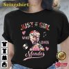 Jusa A Girl Who Loves Shawn Mendes Floral Graphic Unisex T-Shirt
