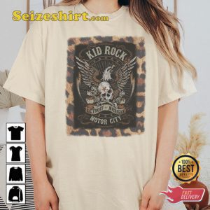 Kid Rock Bobby Shazam Skeleton No Snowflakes Summer Concert For Fan Shirt