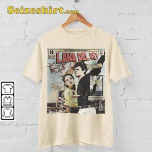Lana Del Rey Comic Vintage Style Album Norman Fvcking Rockwell Graphic Tee