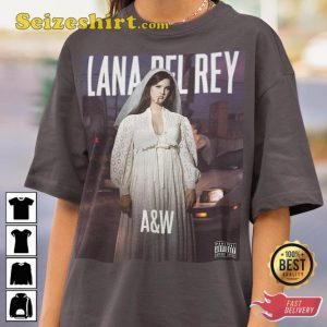 Lana Del Rey Vintage Style AnW A Tunnel Under Ocean Blvd Unisex T-Shirt Design