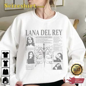Lana Del Rey Happiness Is A Butterfly Vintage Sweatshirt
