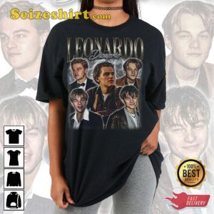 Leonardo DiCaprio jack Titanick 90s Vintage Style Unisex T-Shirt1