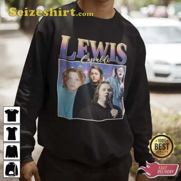 Lewis Capaldi Homage Cry Yourself To Sleep T-Shirt