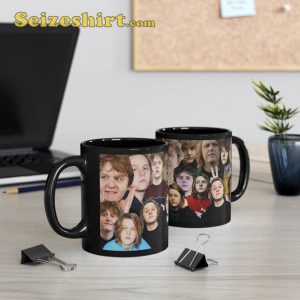 Lewis Capaldi Multiple Faces Black Gift For Fan Coffee Mug