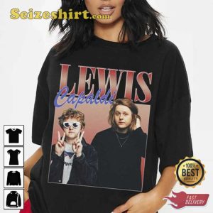 Lewis Capaldi Guitar Piano Singer Vintage Music Concert Shirt