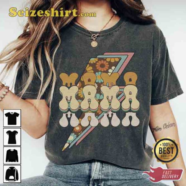 Lightning Bolt Mama Mother’s Day Shirt Gift For Mom