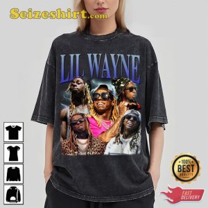 Lil Wayne Hiphop RnB Rapper Graphic Design Rap Fans Music T-Shirt