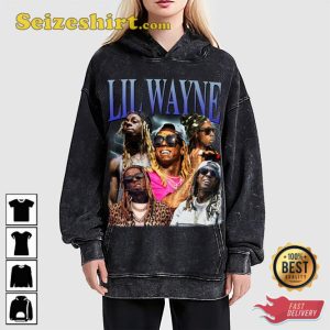 Lil Wayne Hiphop RnB Rapper Graphic Design Rap Fans Music T-Shirt3