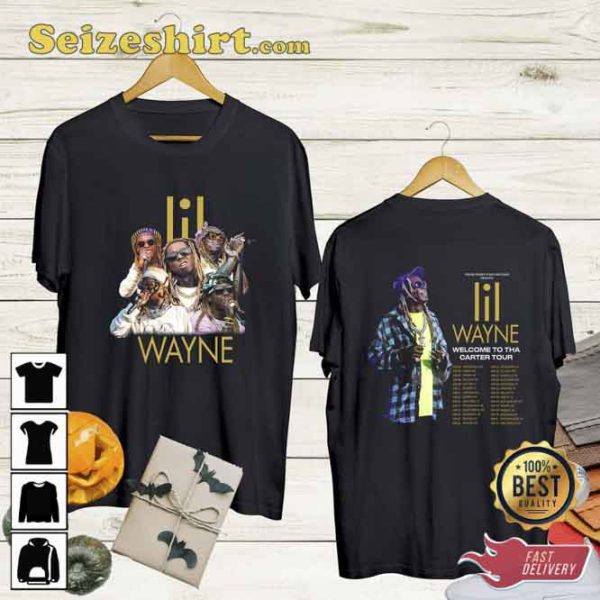 Lil Wayne Rapper Welcome To Tha Carter 2023 Tour Shirt