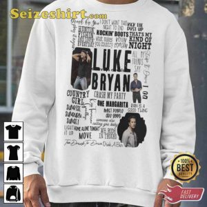 Luke Bryan Concert Country Music Gift For Fan T-shirt