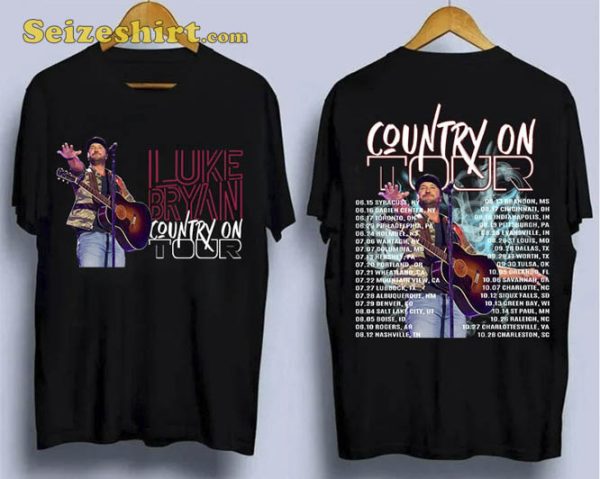 Country Superstar Luke Bryan Bringing Country On Tour 2023 Unisex Shirt