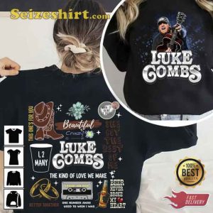 Luke Combs 2023 World Tour T-Shirt 2 Side