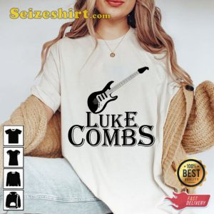 Luke Combs Guitar Shirt Gift For Fan