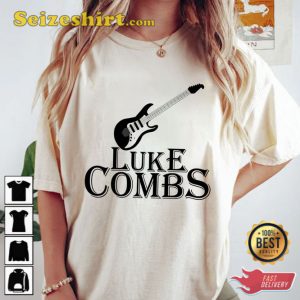 Luke Combs Guitar Shirt Gift For Fan