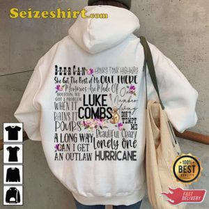 Luke Combs Word Art Sweatshirt Gift For Fans
