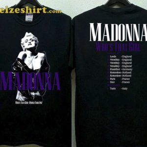 Madonna Who’s That Girl World Tour 1987 T-Shirt