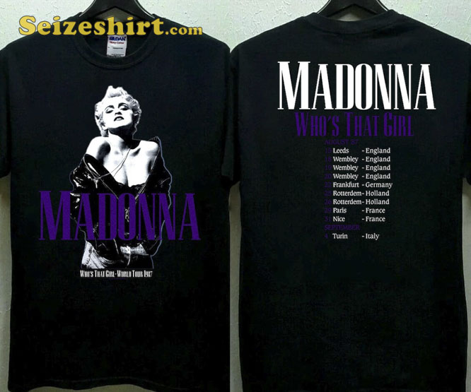 超貴重！】マドンナ ヴィンテージTシャツ world tour 1987 公式