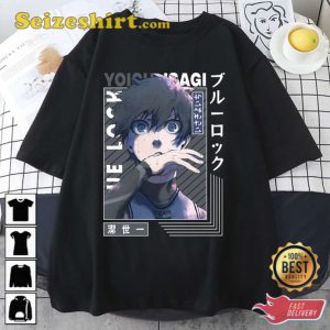 Manga Chracter Yoichi Isagi Blue Lock Retro T-Shirt Gift For Fan