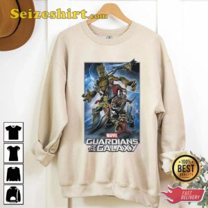 Marvel Guardians of the Galaxy Vol3 Group Poster Graphic Shirt Kid Tee3