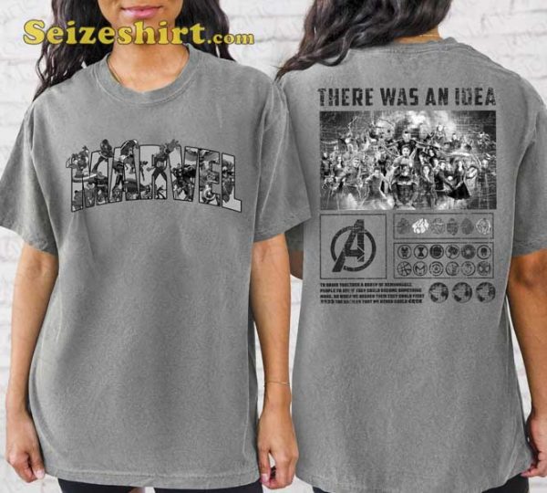 Marvel Superheros Group Save The World Shirt