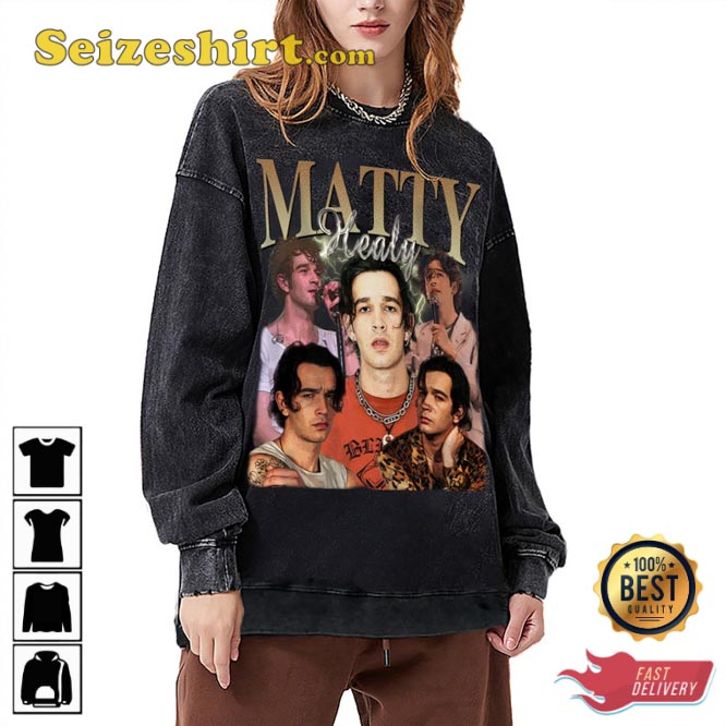 Matty Healy Pop Rock Band Fans Gift Graphic Design Unisex T-Shirt2