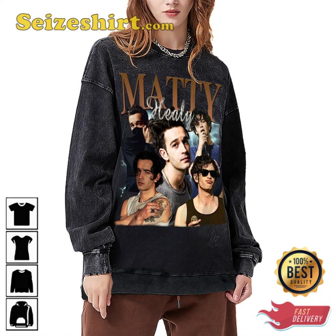 Matty Healy Pop Rock Band Unisex Gift For Fans T-Shirt Design2