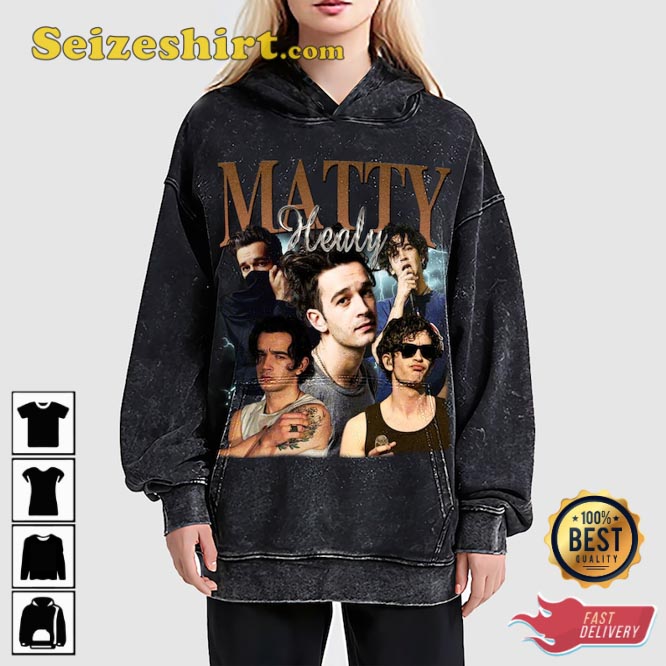 Matty Healy Pop Rock Band Unisex Gift For Fans T-Shirt Design3