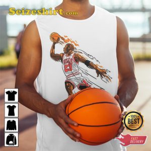 Michael Jordan Air Jordan His Airness Bulls Player NBA Tee Shirt