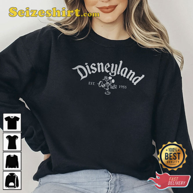 Mickey Disneyland Est 1955 Sweatshirt Magic Kingdom