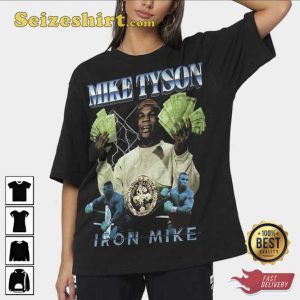 Mike Tyson Iron Mike The Brutal Knockouts Against Monsters Tee