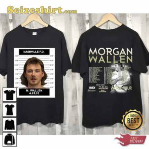 Morgan Wallen Word Tour 2023 Country Music Nashville PD Shirt