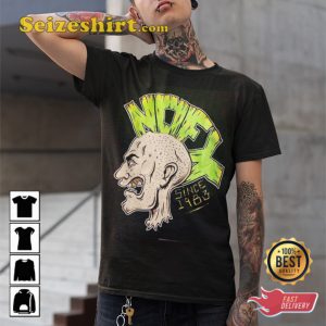 NOFX Band Tour Flat Mike Vocalist Double Album Unisex T-shirt