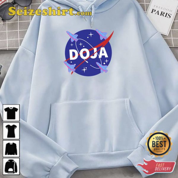 Nasa Logo Style Doja Cat Artwork Unisex T-Shirt Gift For Fan