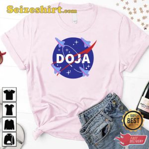 Nasa Logo Style Doja Cat Artwork Unisex T-Shirt Gift For Fan 2