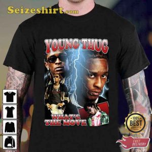 Nba Young Boy Young Thug What’s The Move Vintage Bootleg Unisex T-Shirt
