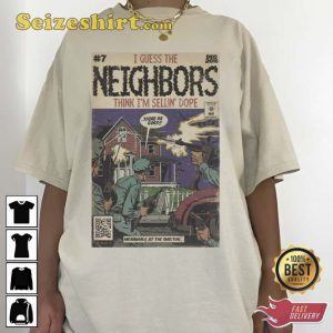 Neighbors Comic Book Parody Shirt