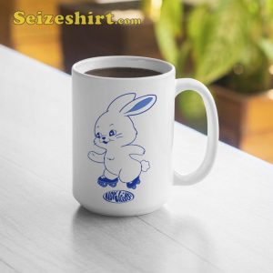 NewJeans Cute Bunny Skating Patin Coffee Mug