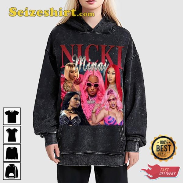 Nicki Minaj Hiphop RnB Rapper Singer Graphic Design Unisex Fans Shirt